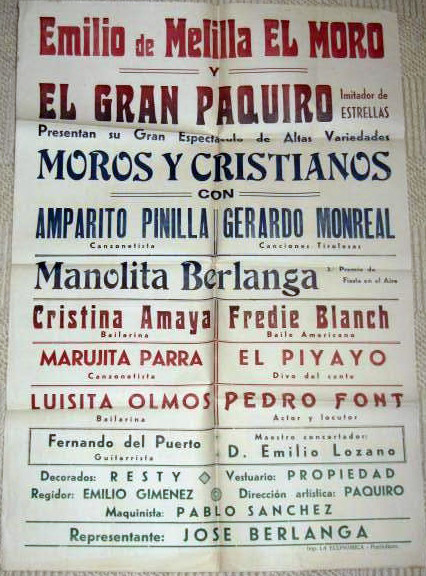 Moros y cristianos, 1948