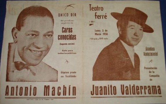 Caras conocidas núm. 2, Teatro Ferré, 3 de marzo de 1958