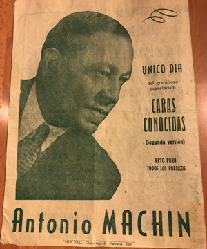 Caras Conocidas Núm 2, Teatro Español, Algemesí, 26 de abril de 1958
