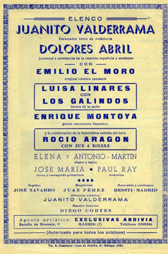 Cita de estrellas, Teatro Cervantes, 25 de noviembre de 1960