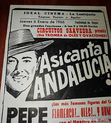 Así canta Andalucía, Ideal Cinema