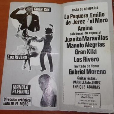 La Paquera de Jerez y Emilio el Moro—Sabor andaluz, 1973